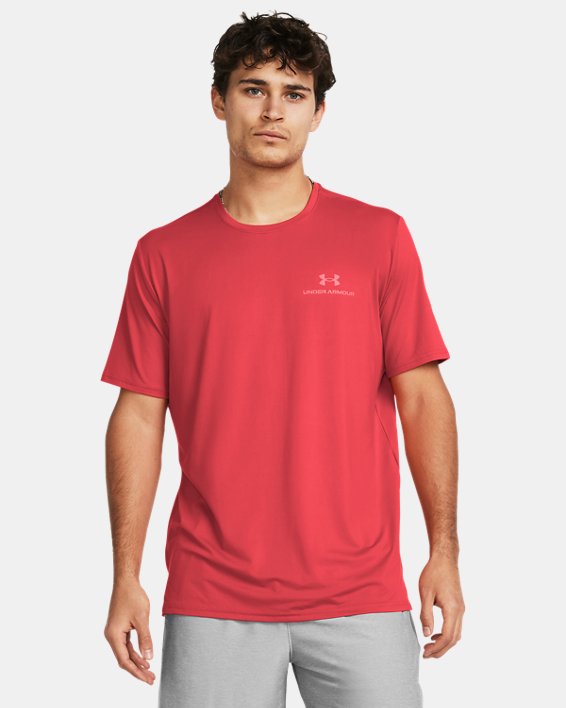 เสื้อแขนสั้น UA Vanish Energy สำหรับผู้ชาย in Red image number 0